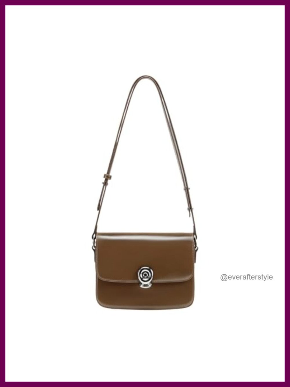 Leather Crossbody Bag Small Shoulder Purse for Women Work Travel